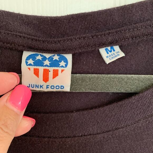 Junk Food Grey Love Is All You Need LS Tee Medium - Picture 5 of 6